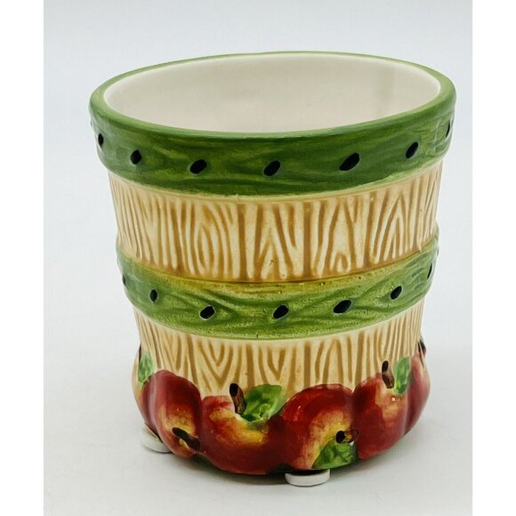 YANKEE CANDLE Wax Tart Burner Warmer Apple Barrel Tea Light Votive Lot of 2 - Picture 9 of 13